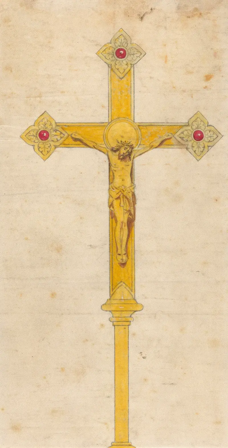 Design executed for Jones and Willis, metal and wood-workers and church furniture manufacturers of Birmingham and London – nr 22 av George Edmund Street