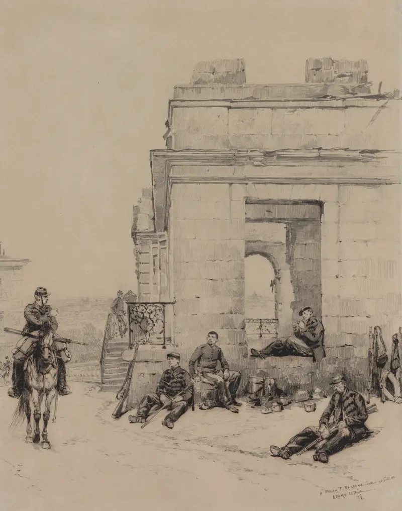 Odpočívající vojáci, Jean-Baptiste Édouard Detaille