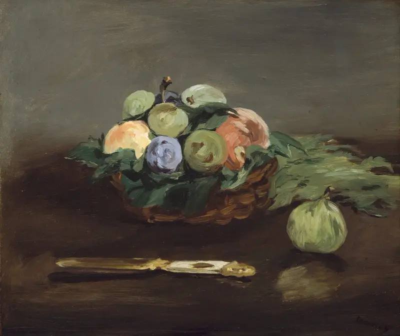 Korg med frukt av Édouard Manet