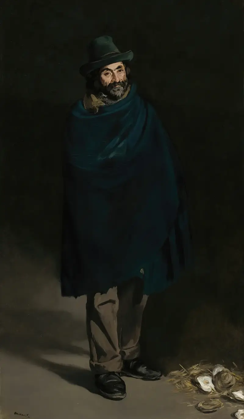 Žebrák s ústřicemi (Filosof), Édouard Manet