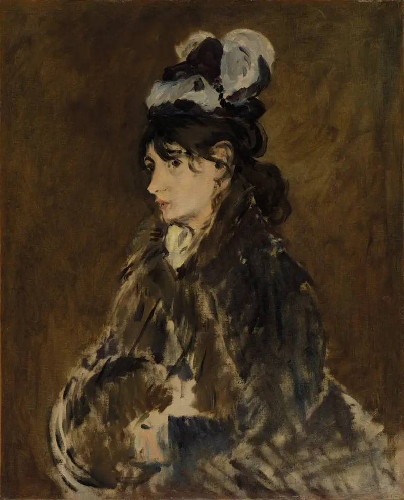Berthe Morisot, 1869 von Édouard Manet