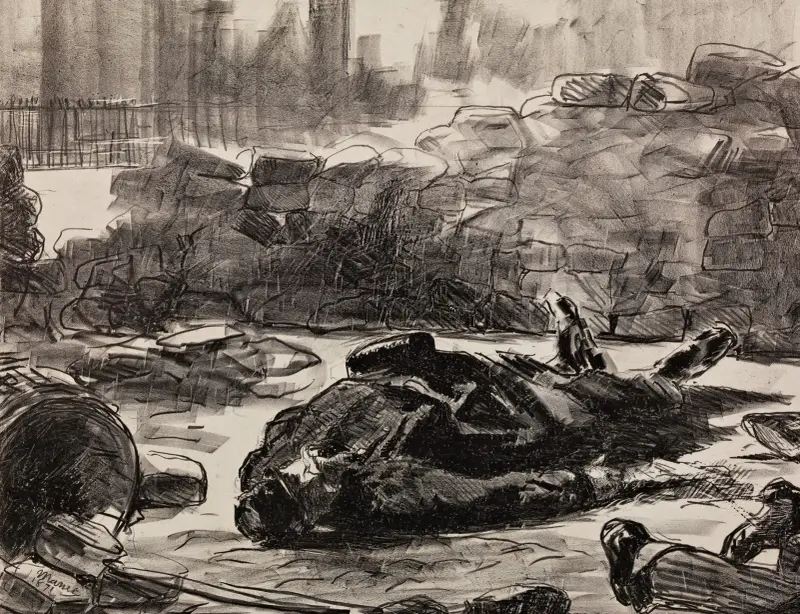 Civil War (Guerre civile), 1871 – nr 2 av Édouard Manet