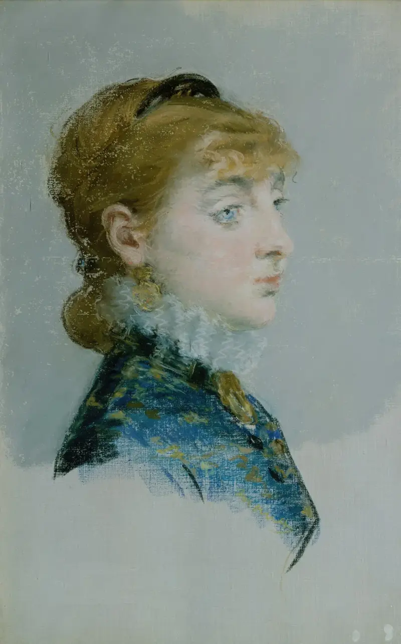 Emilie-Louise Delabigne, kallad Valtesse de la Bigne av Édouard Manet