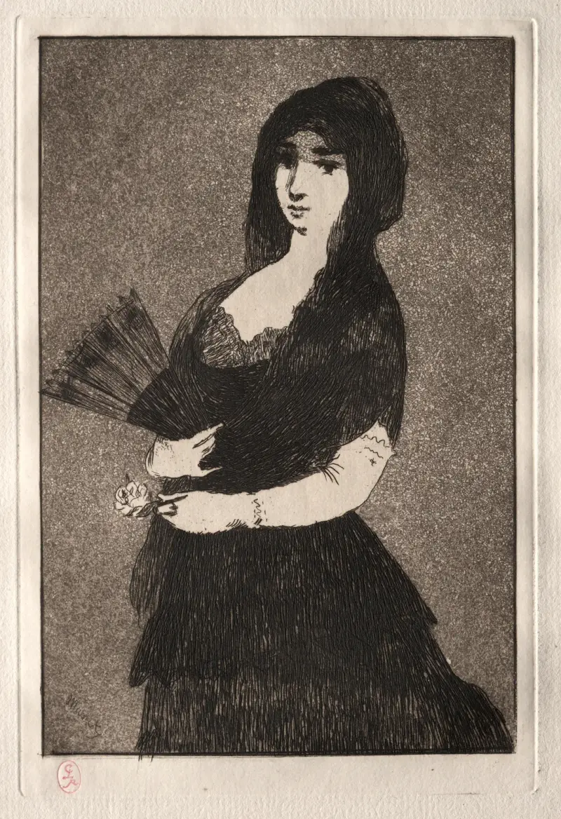 Exotische Blume, 1868 – Nr. 1 von Édouard Manet