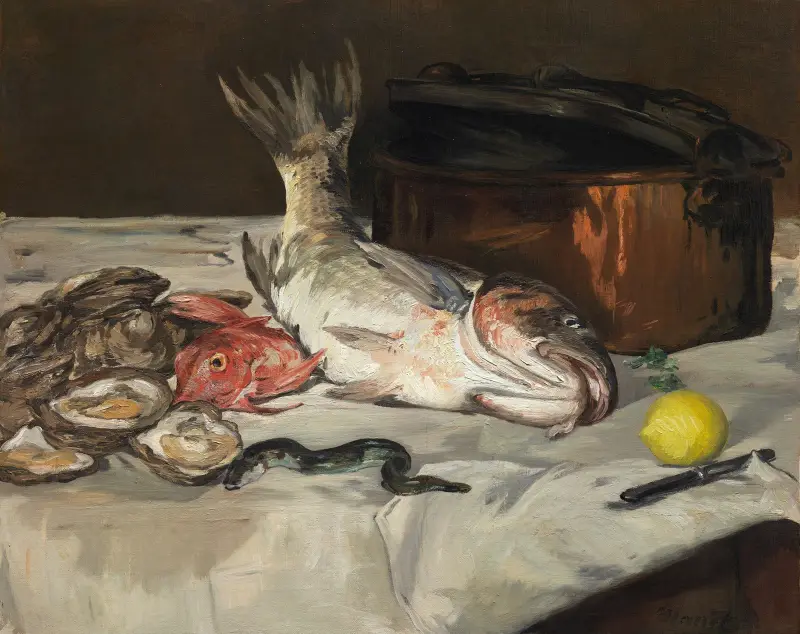 Fisch (Stillleben) von Édouard Manet