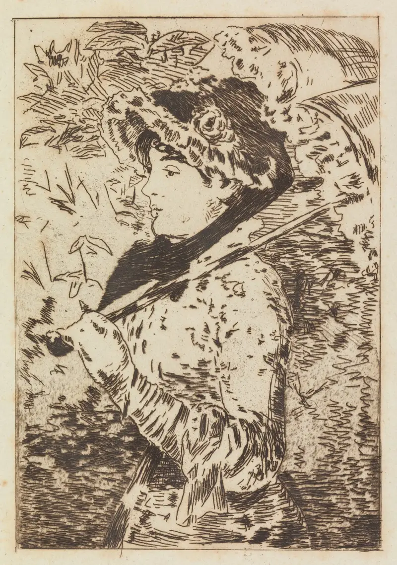 Jeanne Le Printemps av Édouard Manet