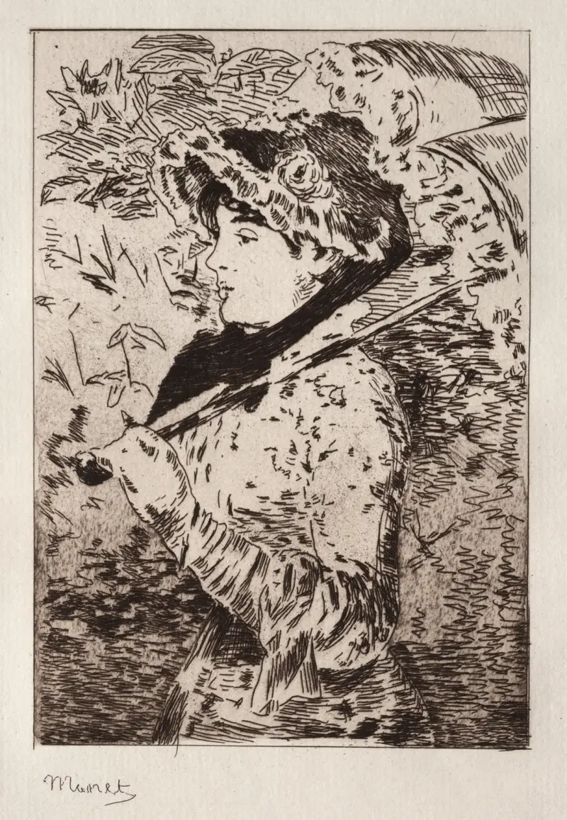 Jeanne; Spring av Édouard Manet