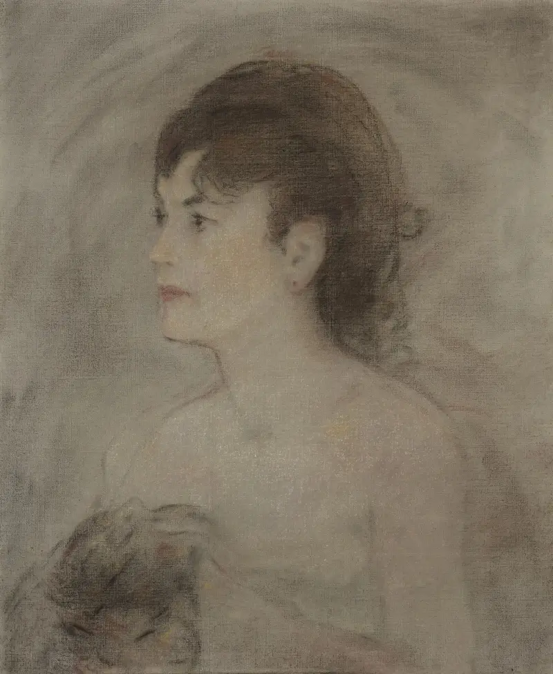 Ung kvinna med urringning av Édouard Manet