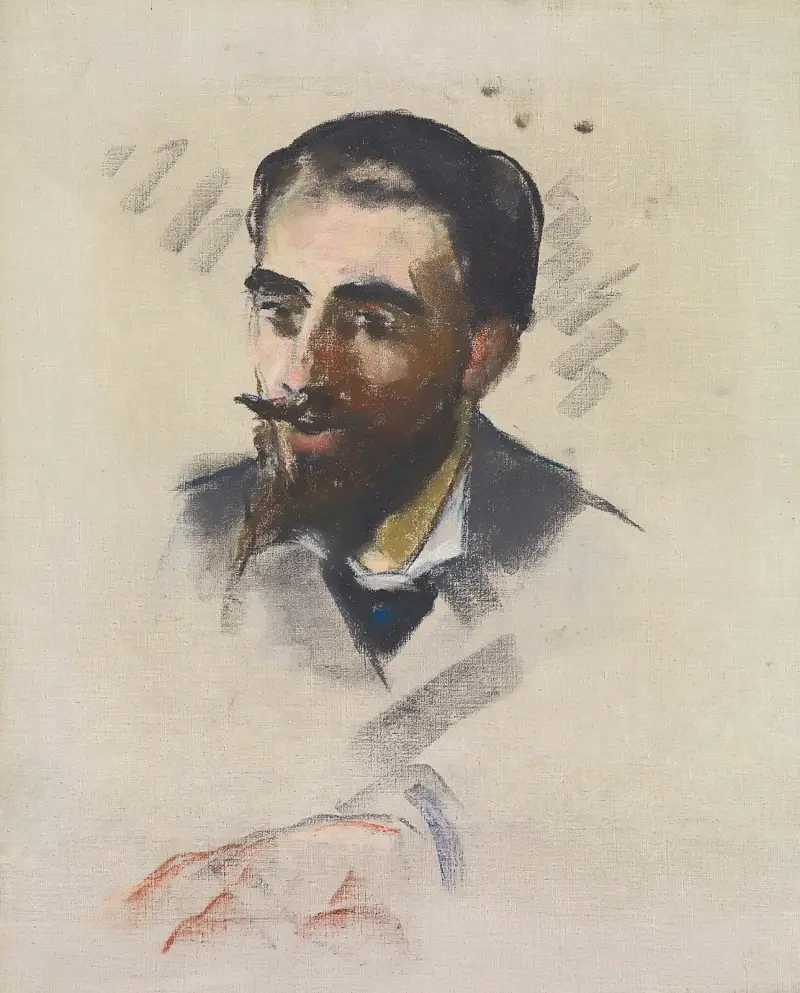 Ung man med blont skägg av Édouard Manet