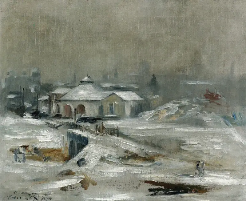 Sceaux järnvägsstation av Édouard Manet
