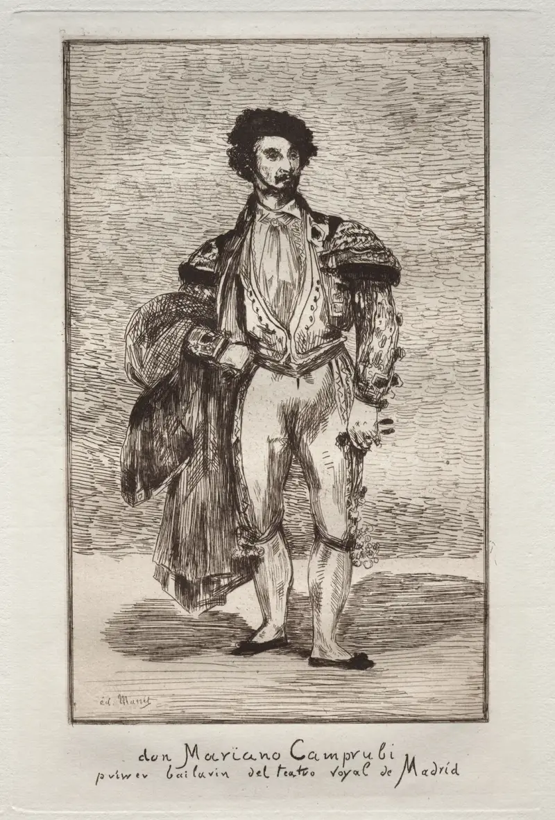 Tancerz (Don Mariano Camprubi), Édouard Manet