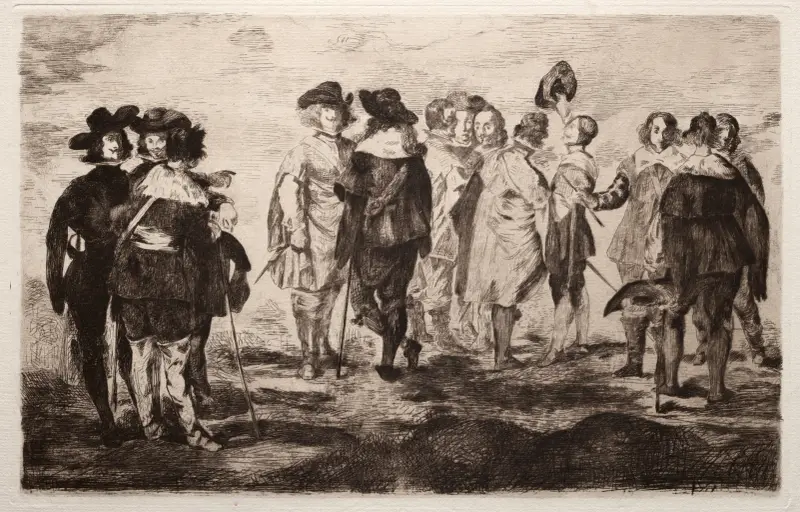 Die kleinen Reiter von Édouard Manet
