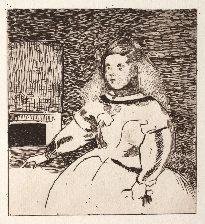 L’infante Marguerite av Édouard Manet