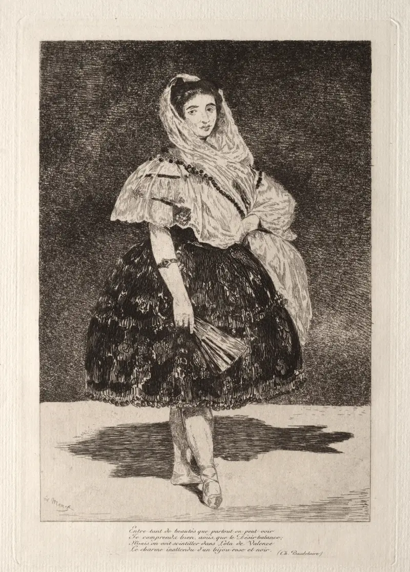 Lola de Valence, 1862 av Édouard Manet