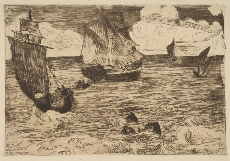 Marine, 1865 av Édouard Manet