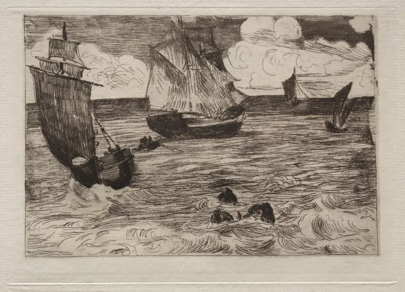 Marina, 1864, Édouard Manet
