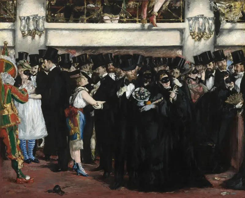 Maskenball in der Oper, 1873 – Nr. 2 von Édouard Manet