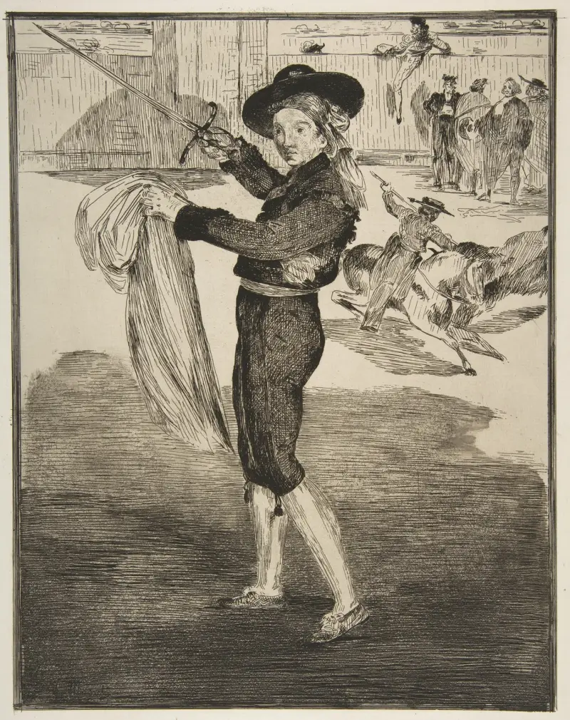 Mlle Victorine i espadakostym av Édouard Manet