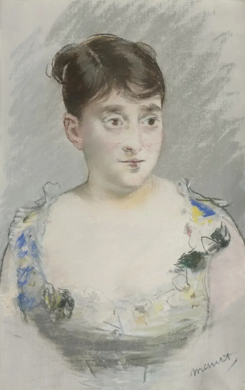 Porträtt av Madame du Paty av Édouard Manet