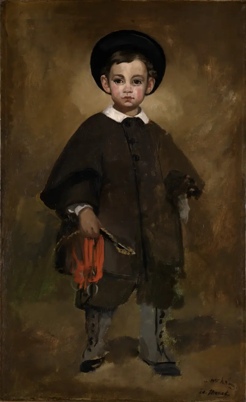 Porträtt av ett barn av Édouard Manet