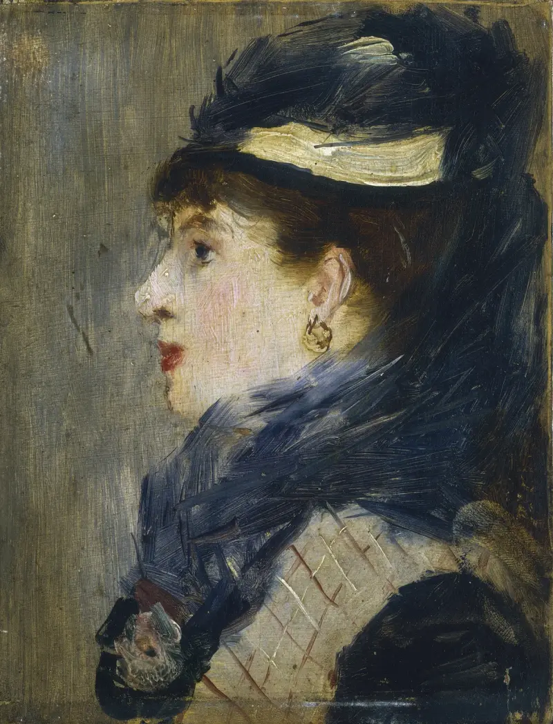 Bildnis einer Dame von Édouard Manet