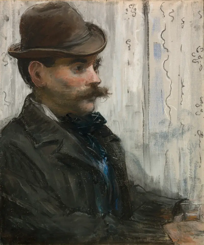 Porträtt av Alphonse Maureau av Édouard Manet