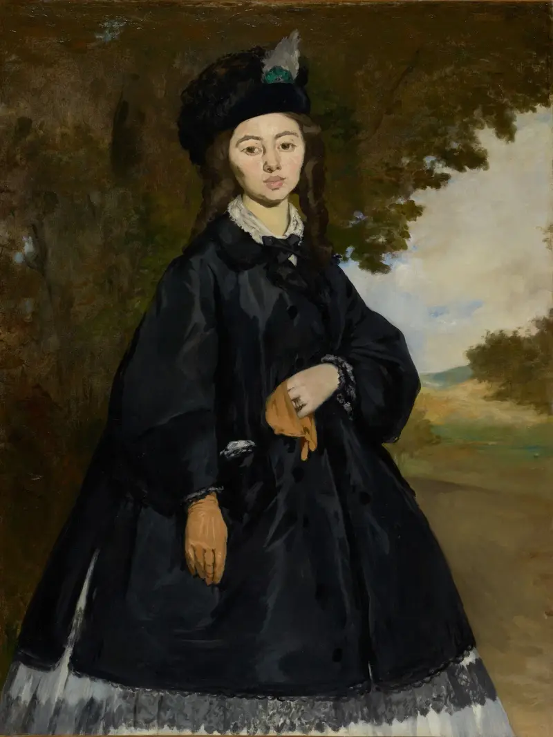 Porträtt av Madame Brunet av Édouard Manet