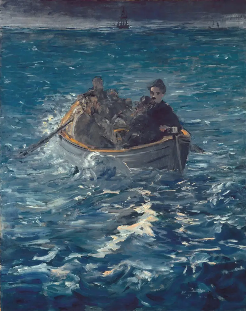 Ucieczka Rocheforta, 1881 – Nr. 2, Édouard Manet