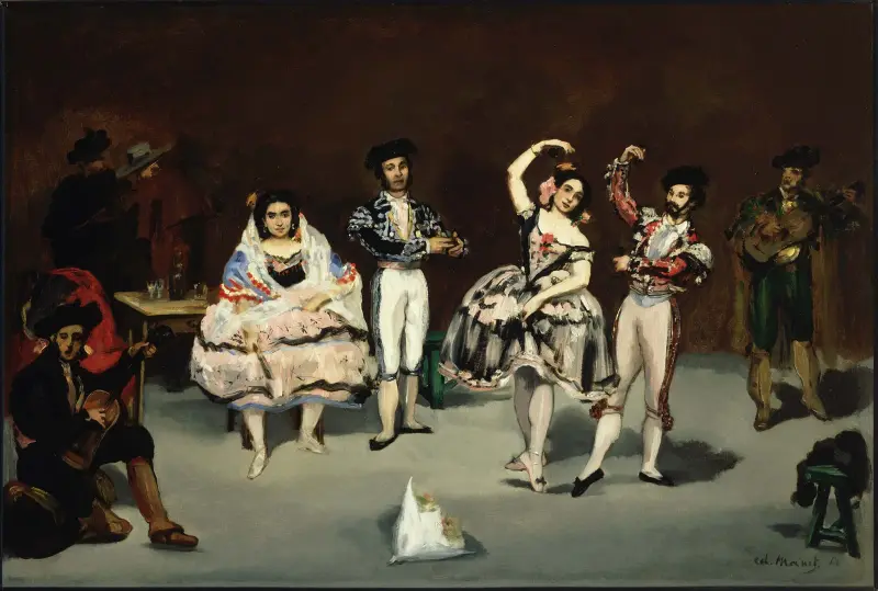 Spansk balett av Édouard Manet
