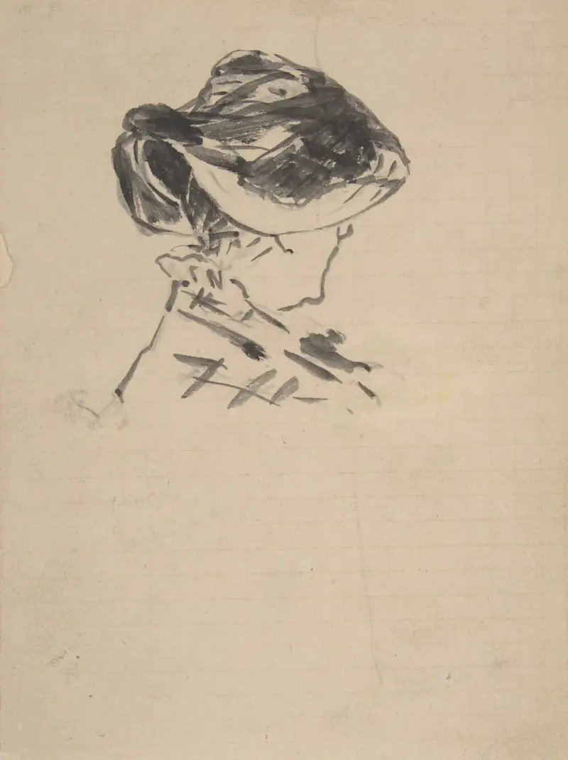 Suzanne Manet in Bellevue von Édouard Manet