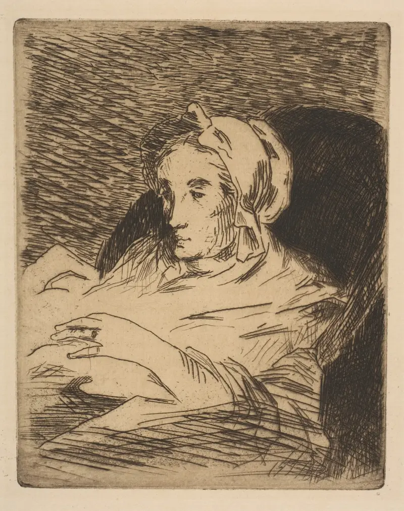 Rekonvalescenten (Suzanne Manet), Édouard Manet