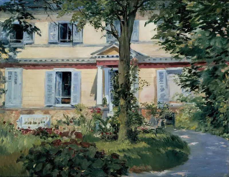 The House at Rueil av Édouard Manet