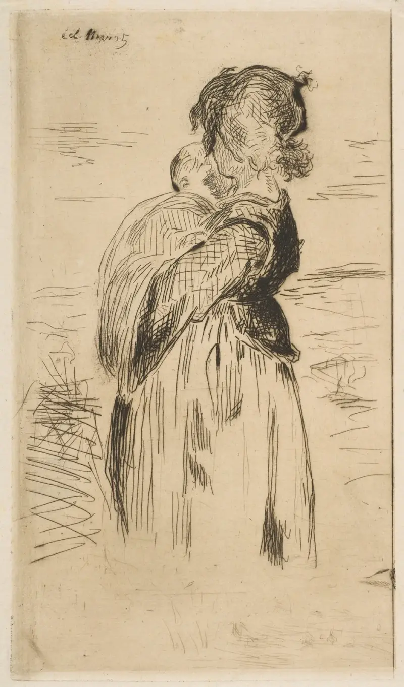 Den lilla flickan, 1861 av Édouard Manet