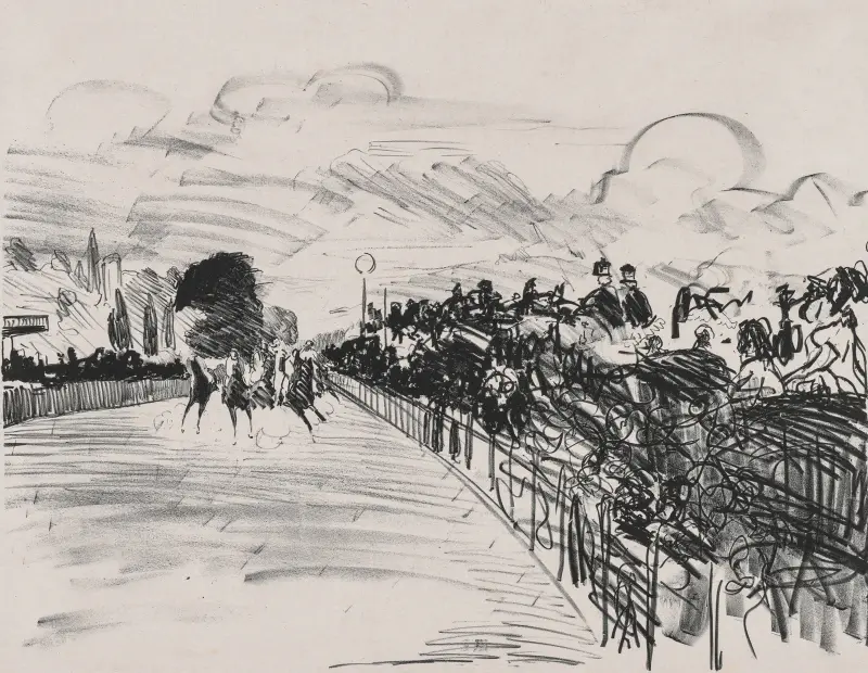 The Races, 1865 av Édouard Manet