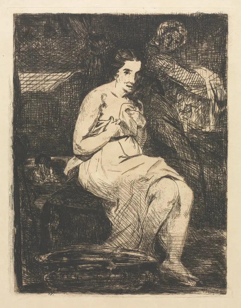 The Toilette, 1862 av Édouard Manet
