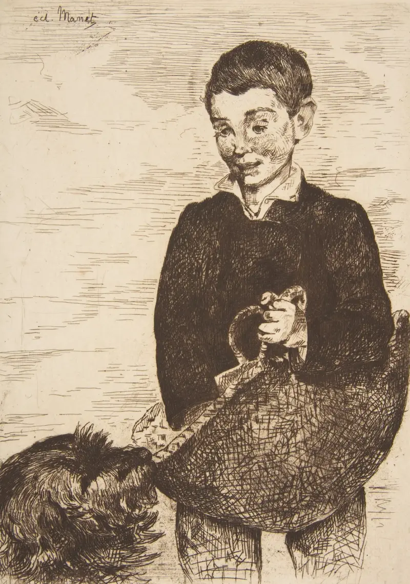 Der Straßenjunge, 1861 von Édouard Manet