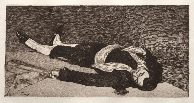 Der tote Torero, 1868 von Édouard Manet