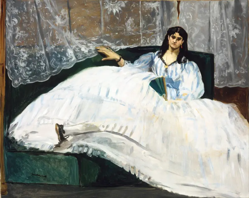 Die Dame mit dem Fächer von Édouard Manet