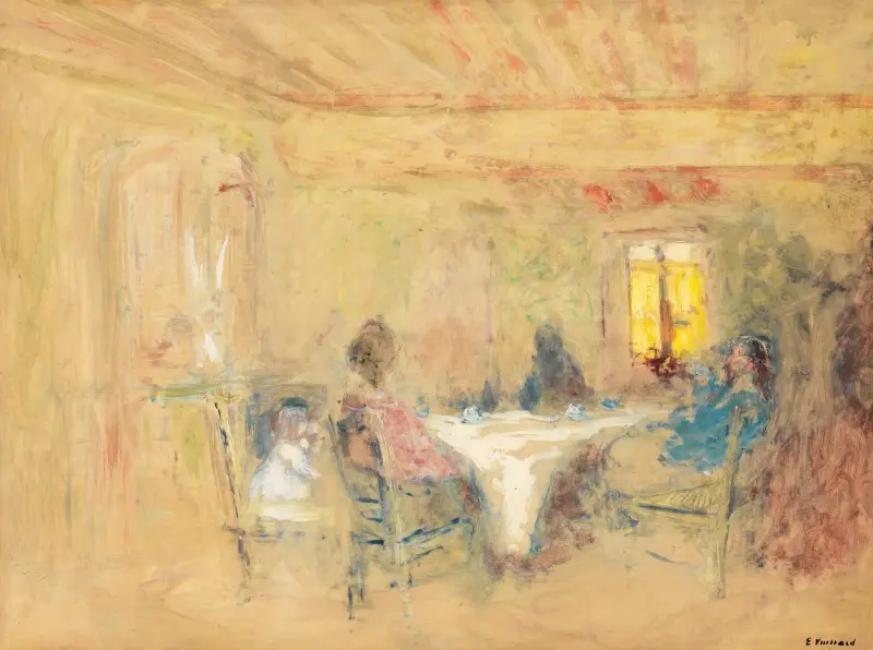À Table av Édouard Vuillard