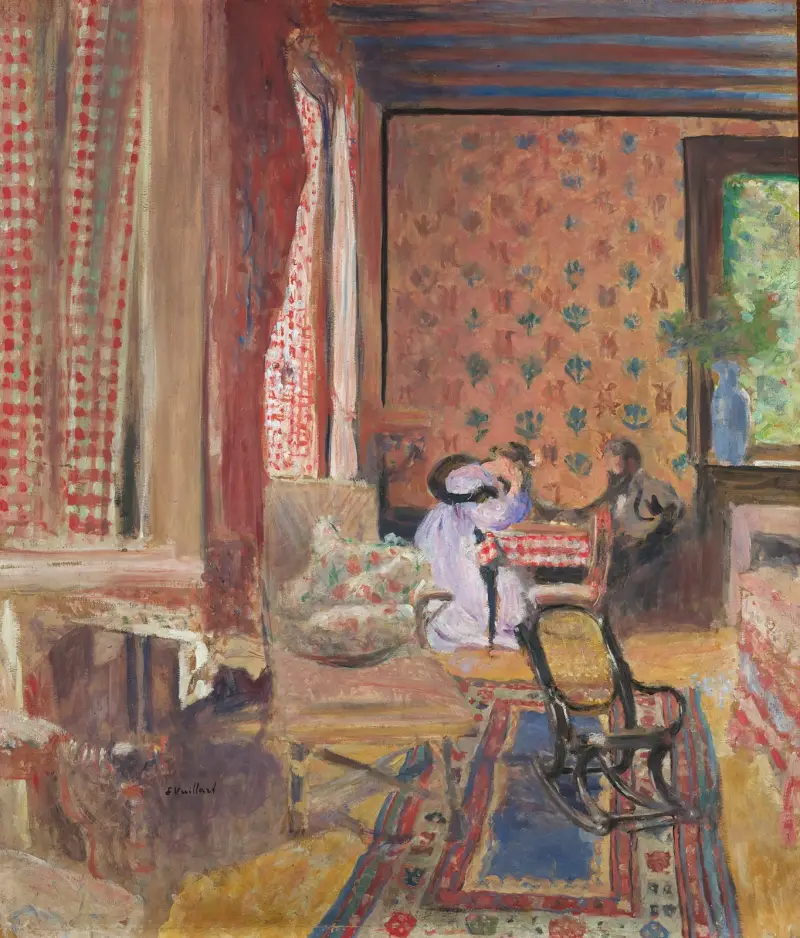 Beim Gesellschaftsspiel von Édouard Vuillard