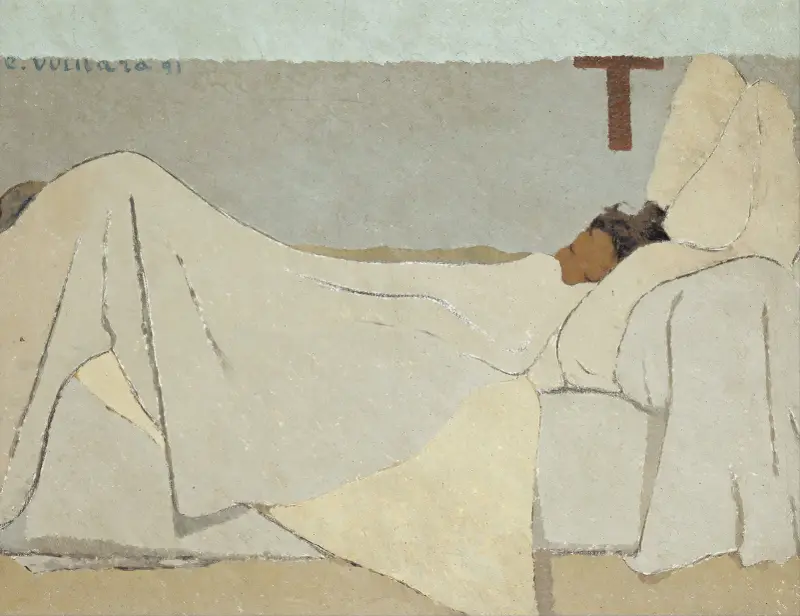 I sängen av Édouard Vuillard