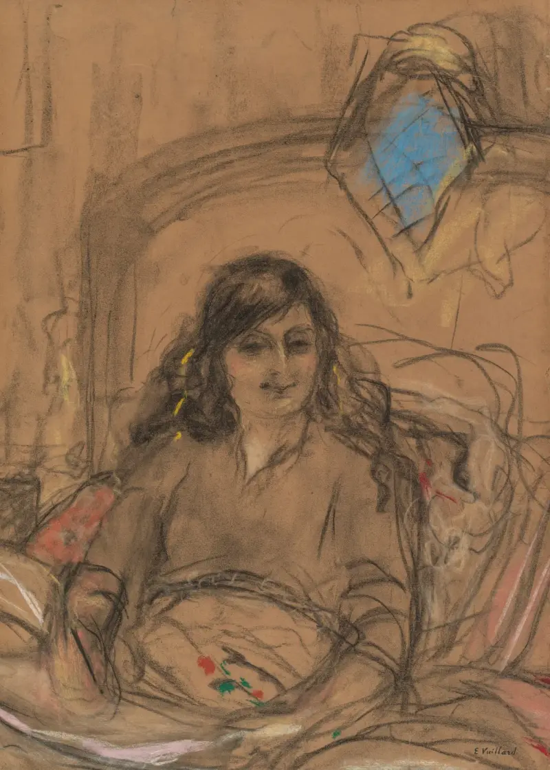 Studie für die Gräfin Anna de Noailles von Édouard Vuillard