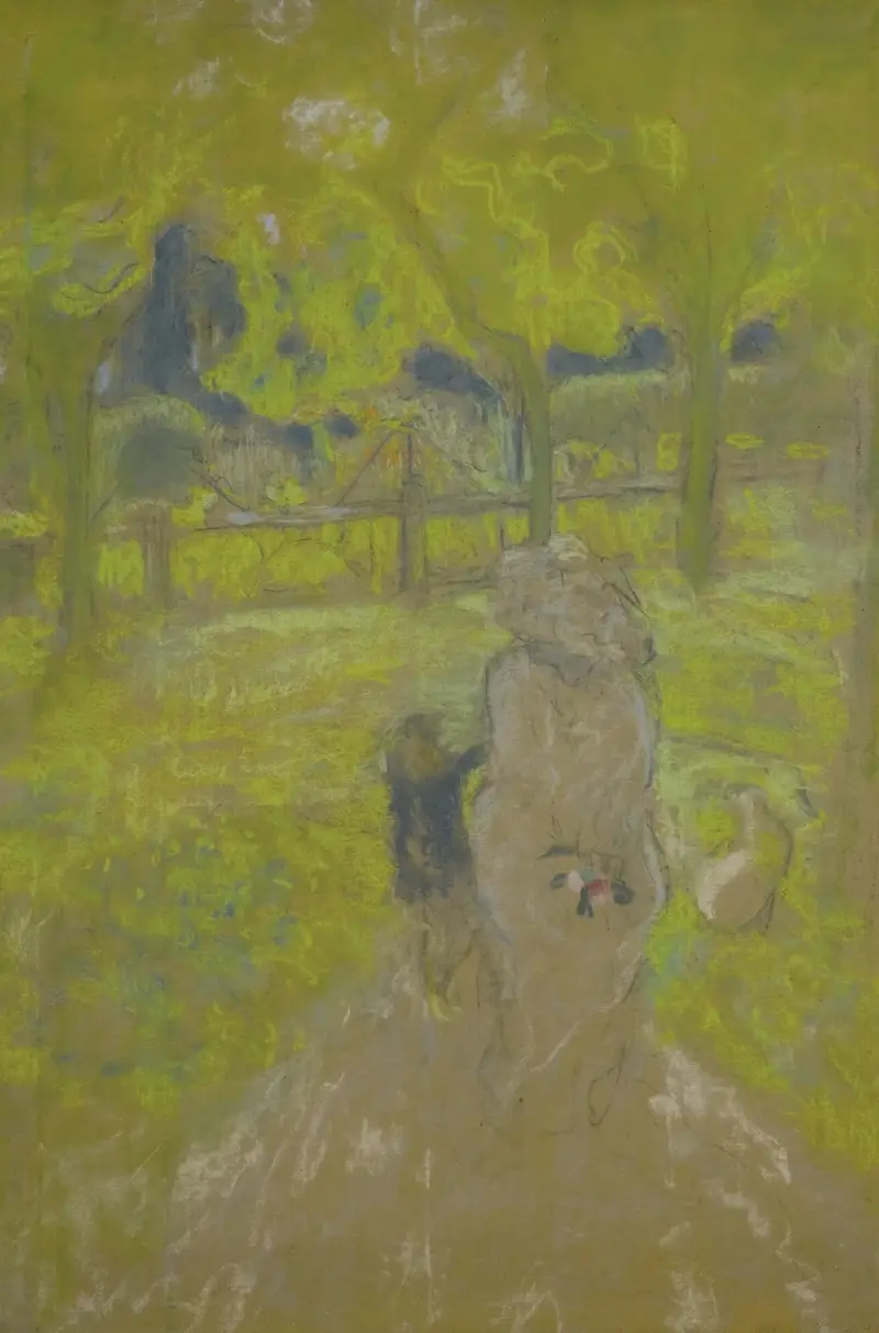 Studie för solig morgon av Édouard Vuillard