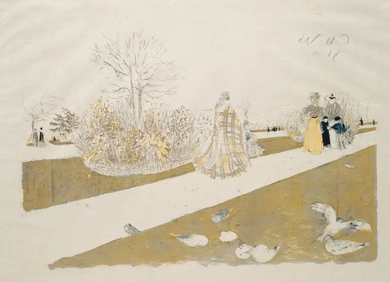 Tuilerieträdgården II av Édouard Vuillard