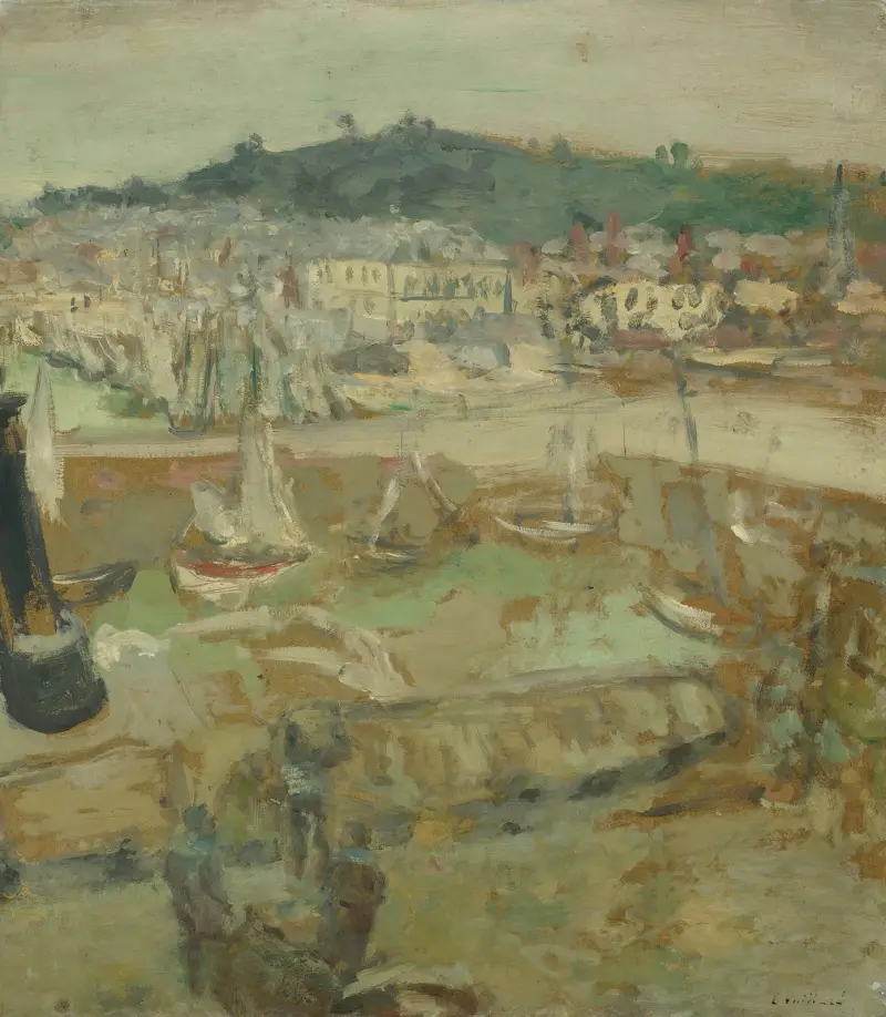 Le Petit Port, Honfleur av Édouard Vuillard
