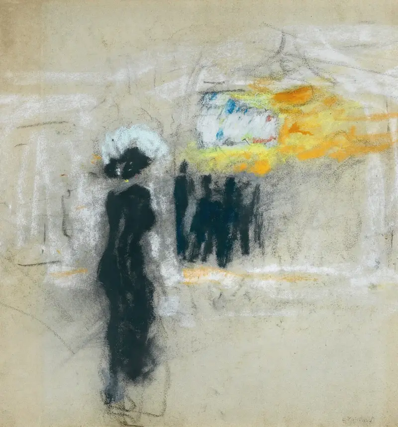 Den eleganta kvinnan på Moulin Rouge av Édouard Vuillard