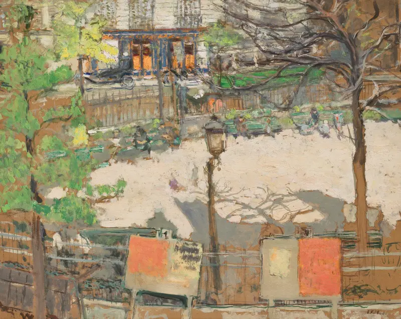 Valaffischerna, square Berlioz av Édouard Vuillard