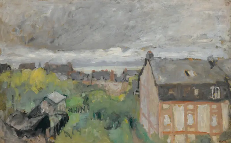 De lilafärgade taken av Édouard Vuillard