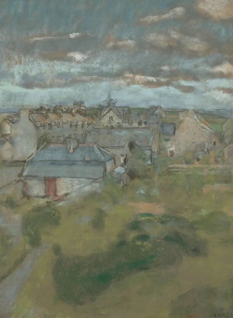 Les Toits av Édouard Vuillard