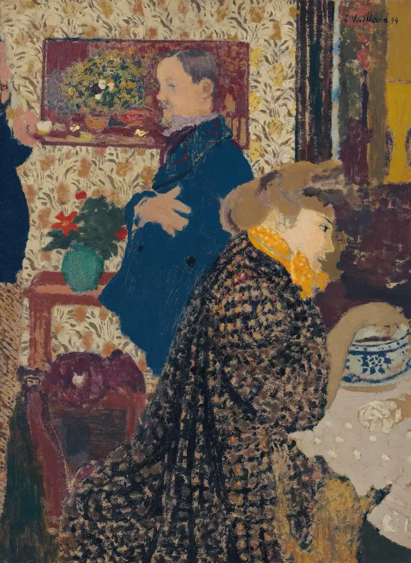 Misia och Vallotton i Villeneuve av Édouard Vuillard
